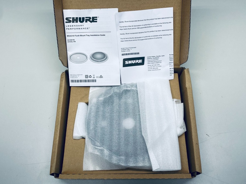 Shure A310B-FM Flush Mount Adapter (Black)