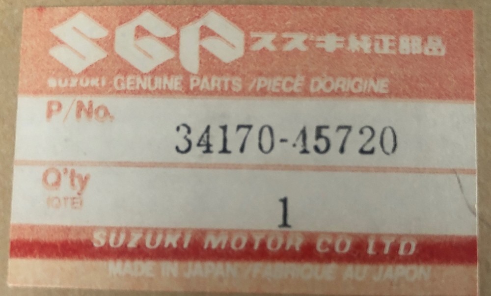 Suzuki Socket Speedometer OEM 34170-45720 NLA