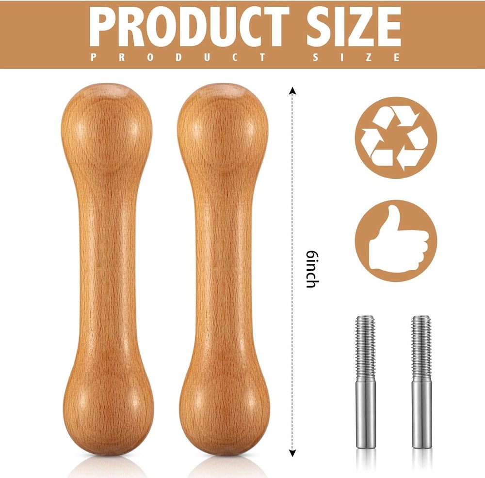 Thyle 2 Pcs Tie Dye Tool Wood Sinew Pulling Device DIY Stretching...