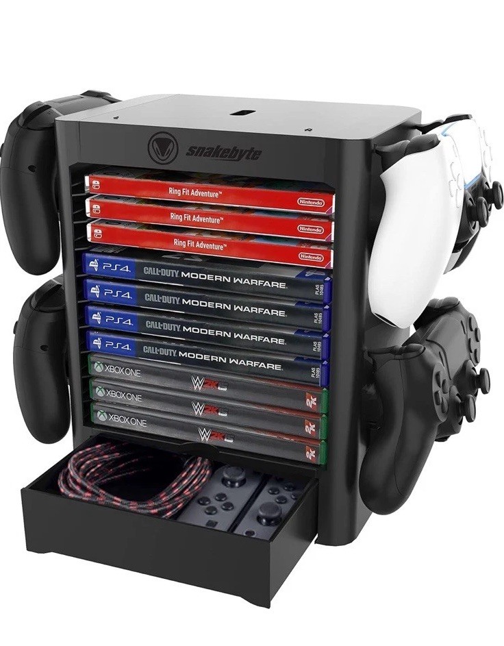 Snakebyte Games Tower 5 Universal Storage Solution PlayStation 5 Compatible