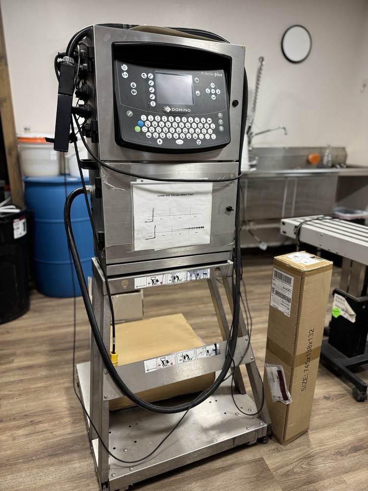 Domino A-Series plus Label Printer Applicator Industrial Coding Machine