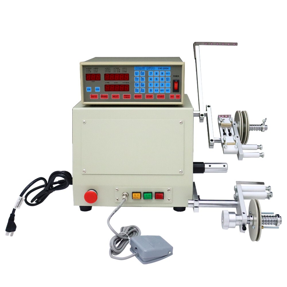 110V CNC Automatic Coil Winding Machine 400W Micro-Computer Controlled Winder