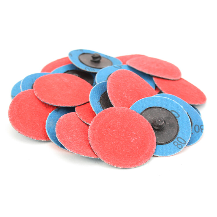 200 Pack - 2" Inch 80 Grit Ceramic Quick Change Sanding Discs Type R Roloc