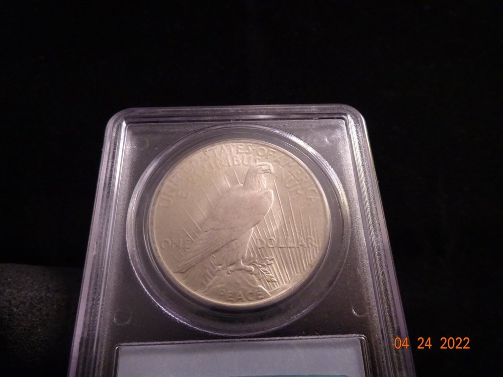 1925 Peace Silver Dollar, PCGS MS65