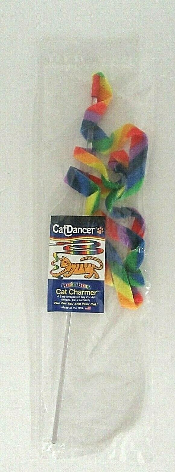 Cat Dancer Rainbow Cat Charmer Ribbon Cat & Kitten Toy