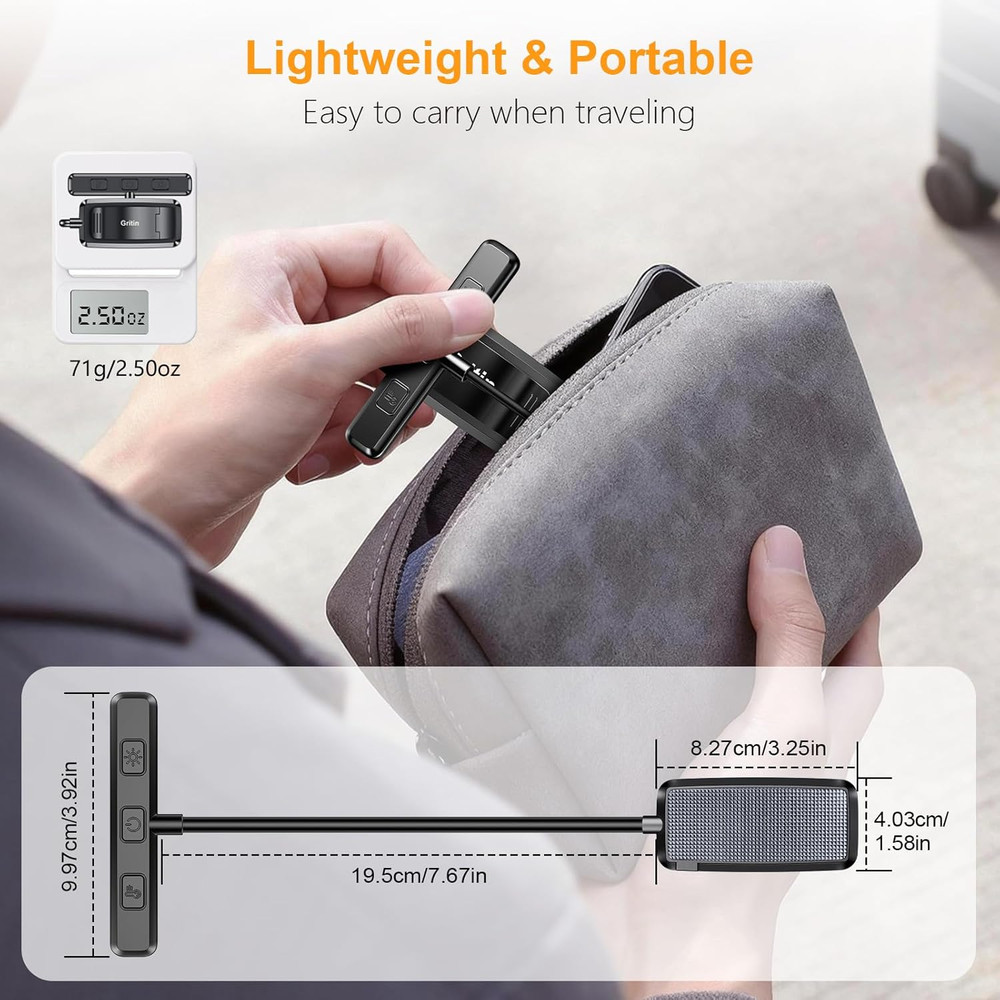 19 LED Rechargeable Book Light for Reading in Bed with Memory Function- Eye Cari