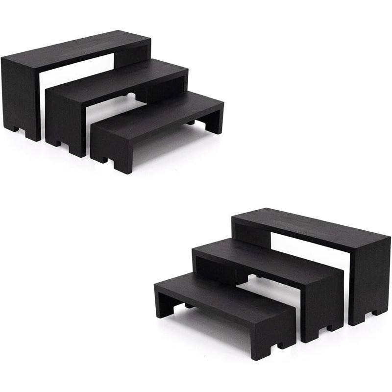 Rustic Solid Wood Display Stands Table Risers Vendors Events Home Decor New