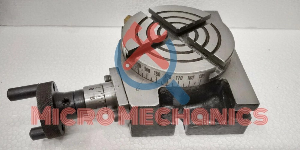 Rotary Table 4" 100mm 4 T Slots for fixing work