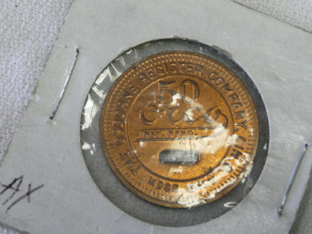 MINT 50 CENT SOUTHEASTERN FUEL CLACKER GORGAS,AL