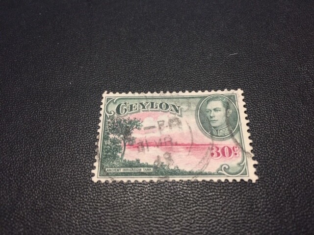 Ceylon stamp 285 used