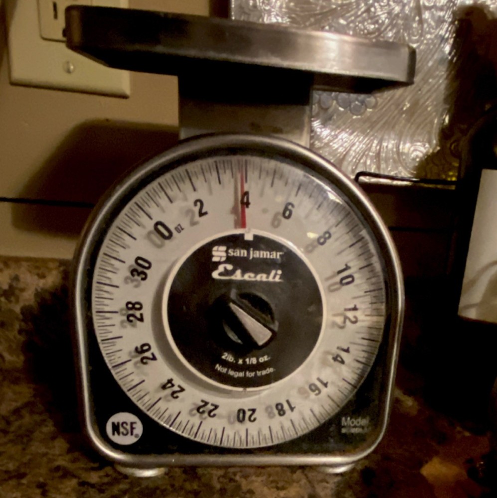 San Jamar Escali Mechanical Scale NSF Model