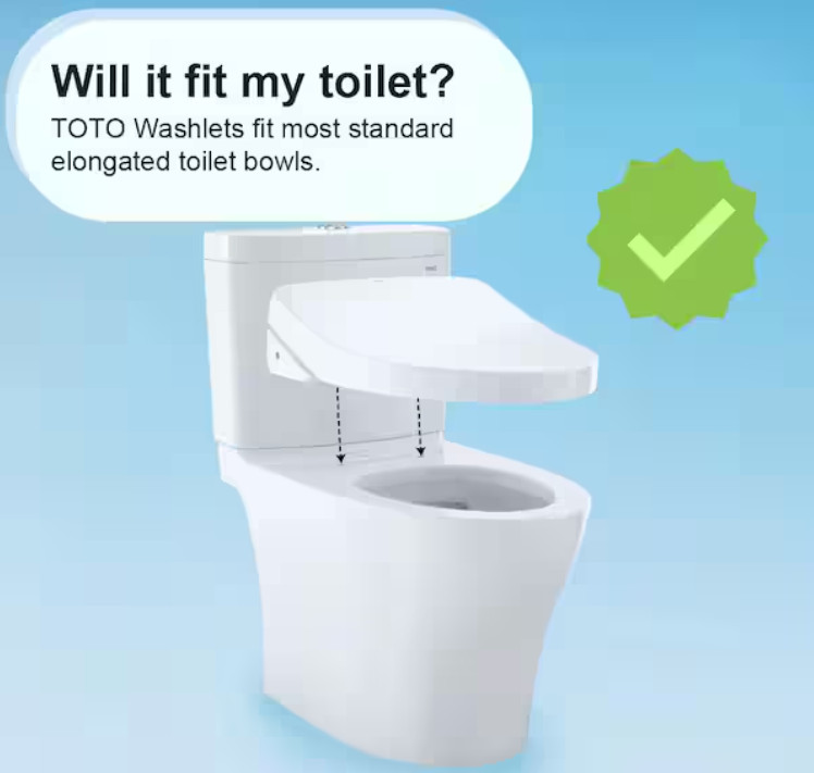 TOTO SW3004#01 A2 Electronic Bidet Seat - Cotton White