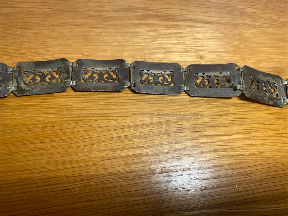 Vintage Metal EPNS Belt Ornate England
