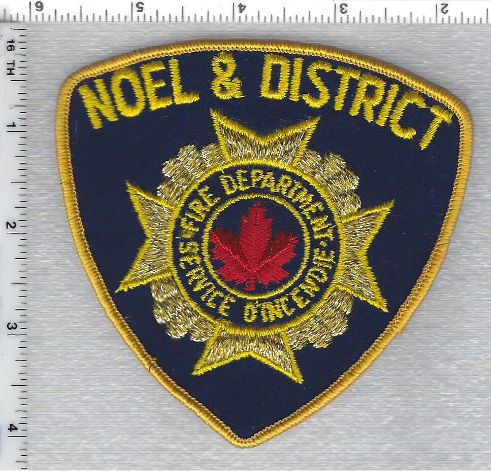 Noel & District Fire Department (Nova Scotia, Canada) Shoulder Patch