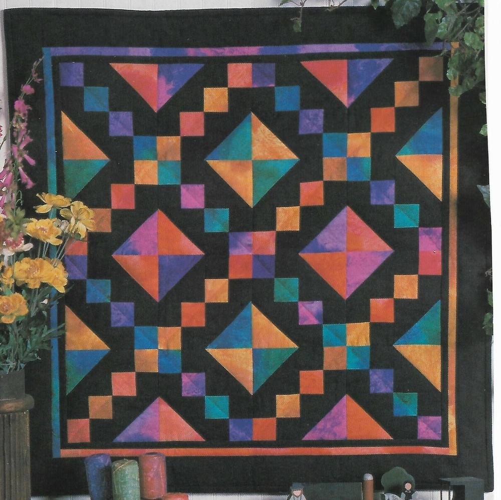 Color Splash Wall Quilt quilting pattern instructions