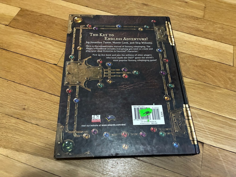 Dungeons & Dragons 3e Player's Handbook HC D20