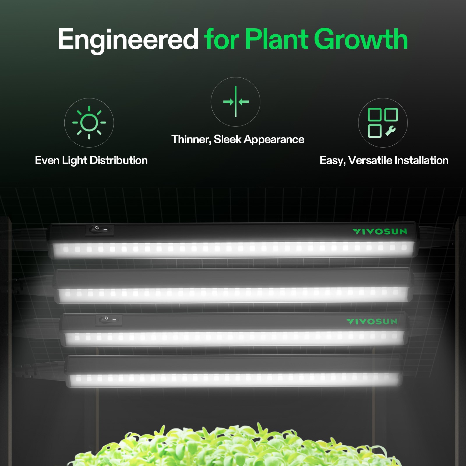 VIVOSUN Clone Tent Kit 24″x16″x20″ All-in-one Smart Seeding System A22 Control