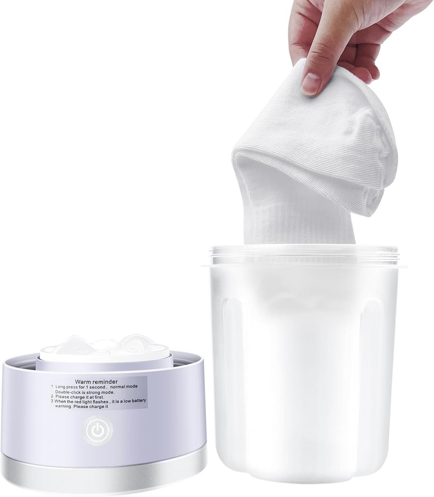 Drum Clean Mini Washing Machine - Top Load, Lightweight, Perfect for Delicates