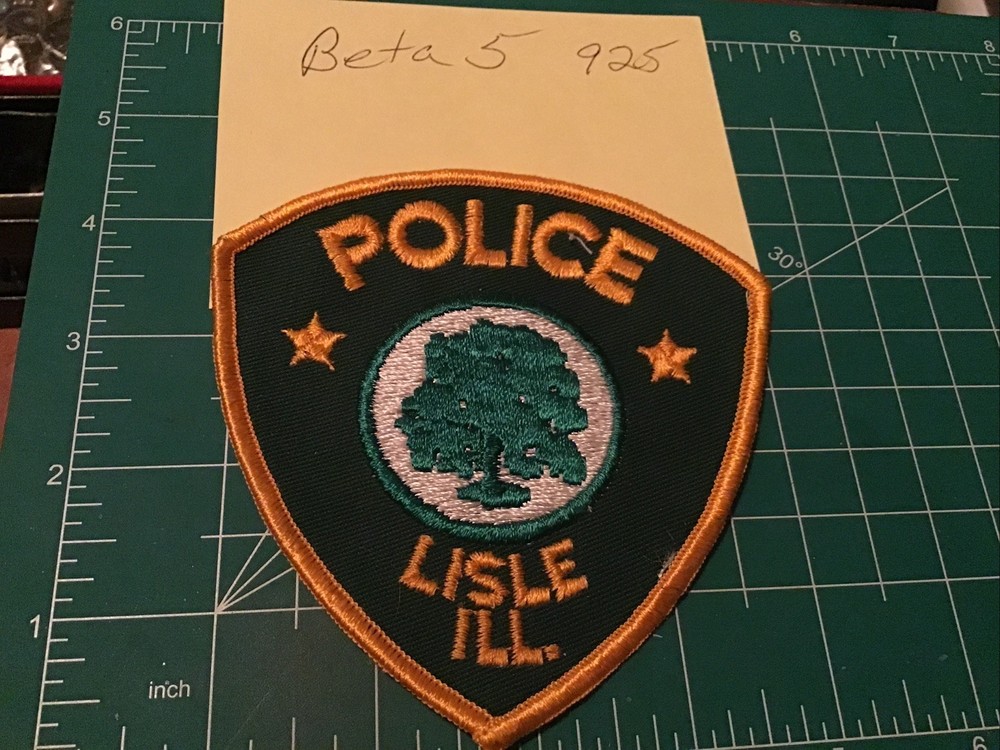 IL Lisle Illinois Police Patch Obsolete