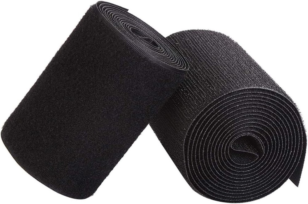 Durable 4-Inch Sew-On Nylon Hook and Loop Tape - Perfect for DIY Projects