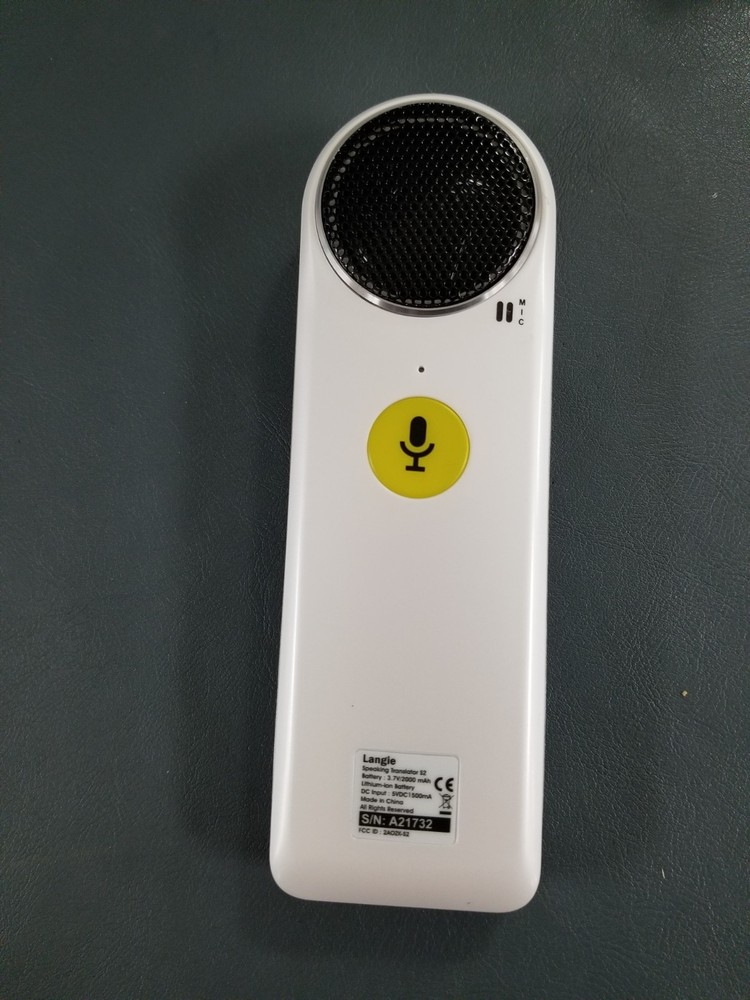 UNTESTED IN BOX Langie 52 Portable Translator Learning Tool