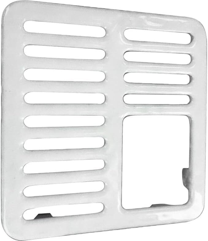 Floor Sink Top Grate | Cast Iron with Ceramic Surface | Available in sizes