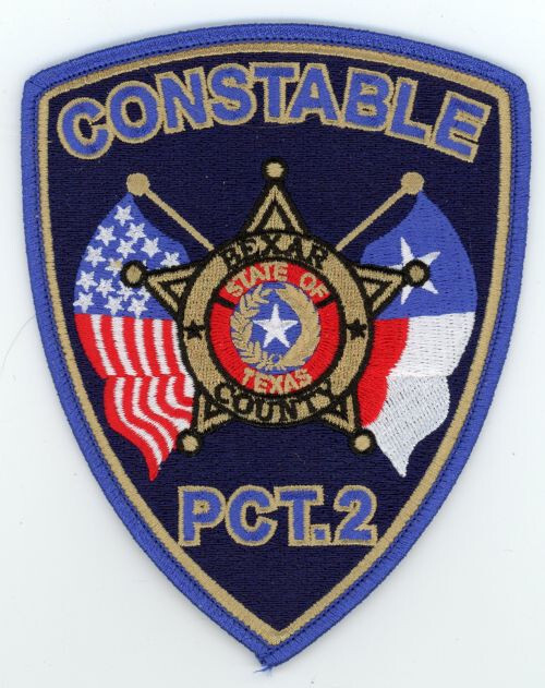 TEXAS TX BEXAR COUNTY CONSTABLE PRECINCT 2 NICE SHOULDER PATCH POLICE SHERIFF