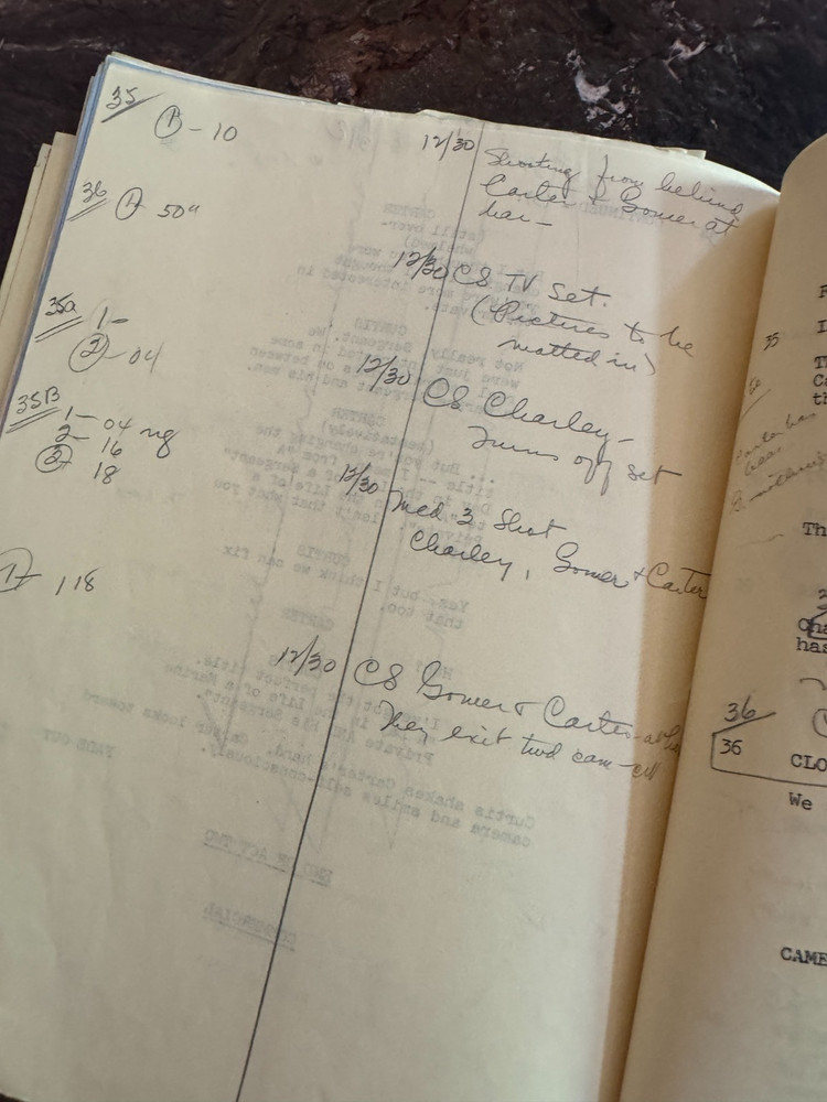 Gomer Pyle USMC - HEAVILY ANNOTATED Original Script - A STAR IS BORN #52