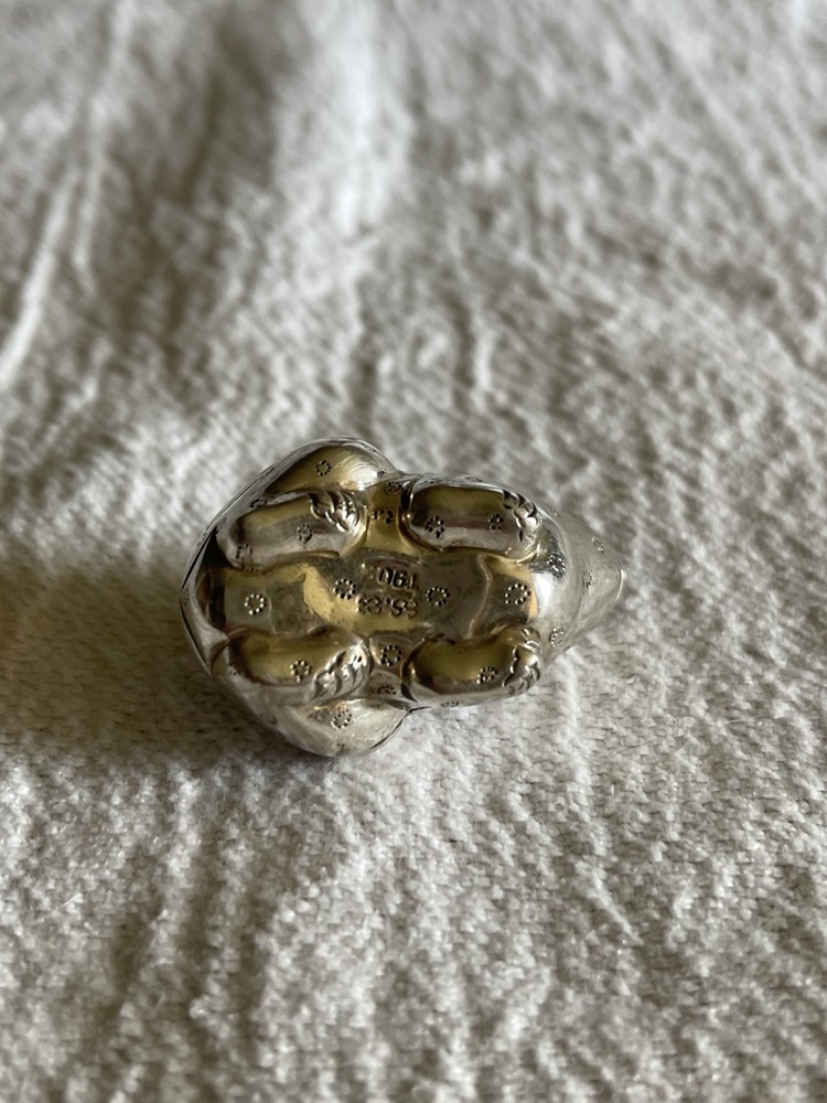 Frog T90 Silver Betel Nut Box