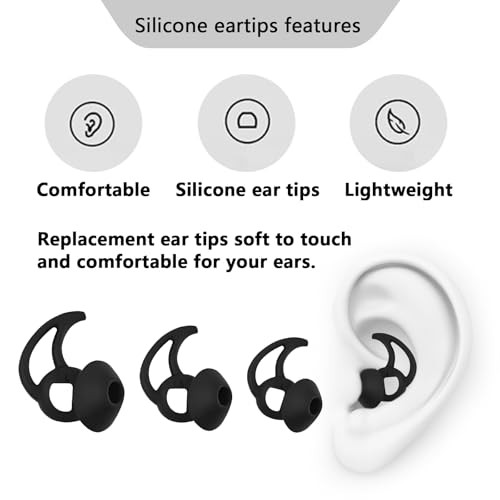 Earbud Replacement Tips Silicone Earbud Tips Ear Tips Compatible with Bose