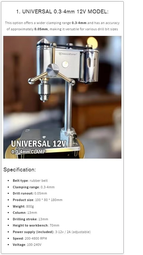 DT Mini Drill Press Precision Cnc Table Milling Machine Portable Benchtop Drill