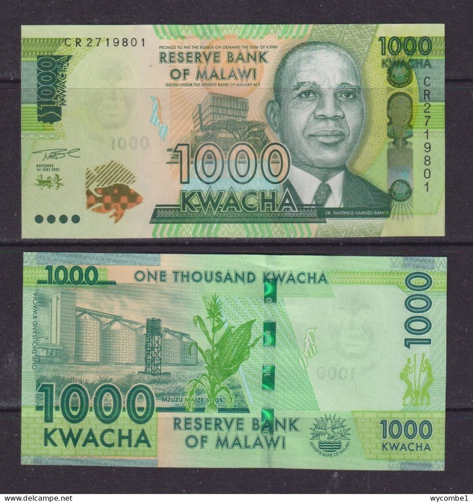 MALAWI - 2021 1000 Kwacha UNC Banknote