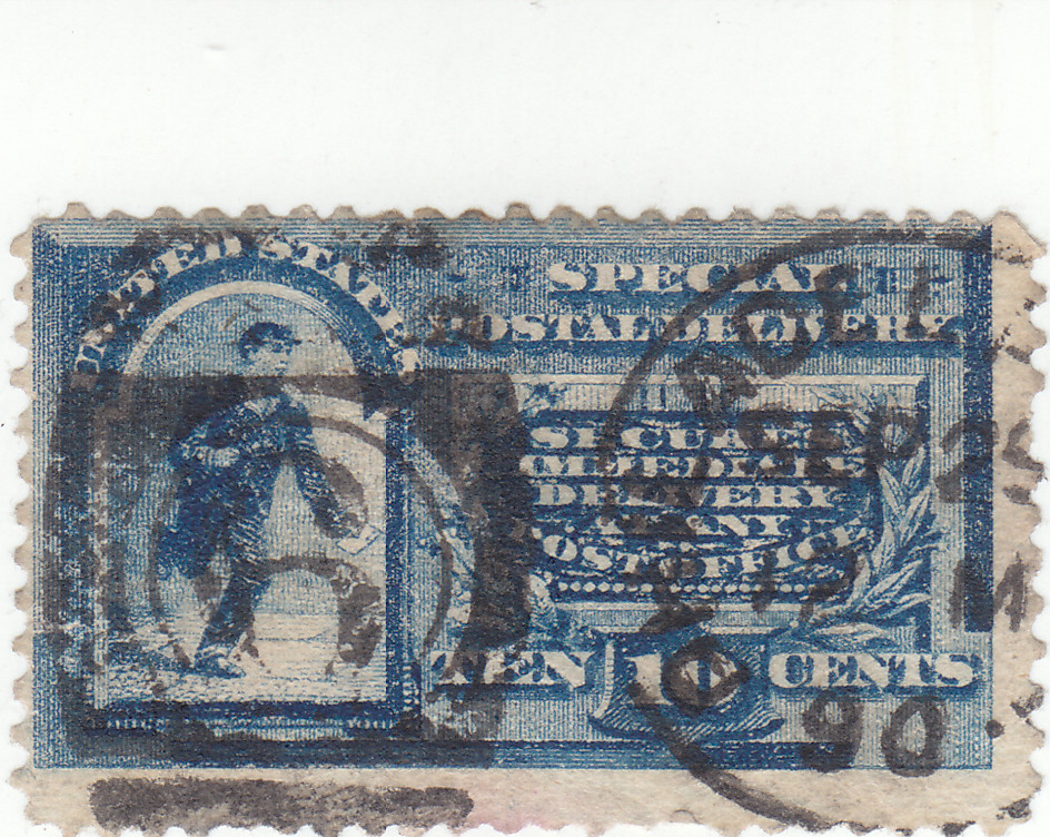 Scott #E2 - Special Delivery - 10c Blue - Used -SCV - $45.00