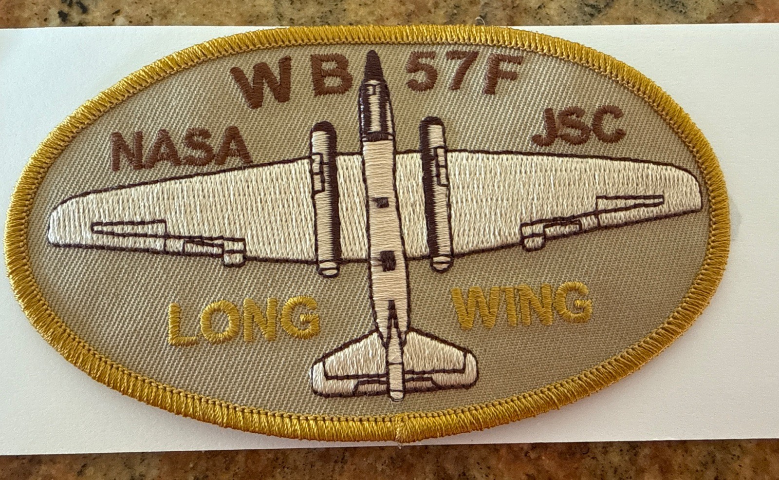 Rare Flown NASA WB-57 Long Wing JSC Flight Mission Deployed Team Patch