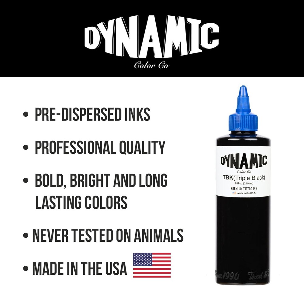 Triple Black Tattoo Ink 8oz