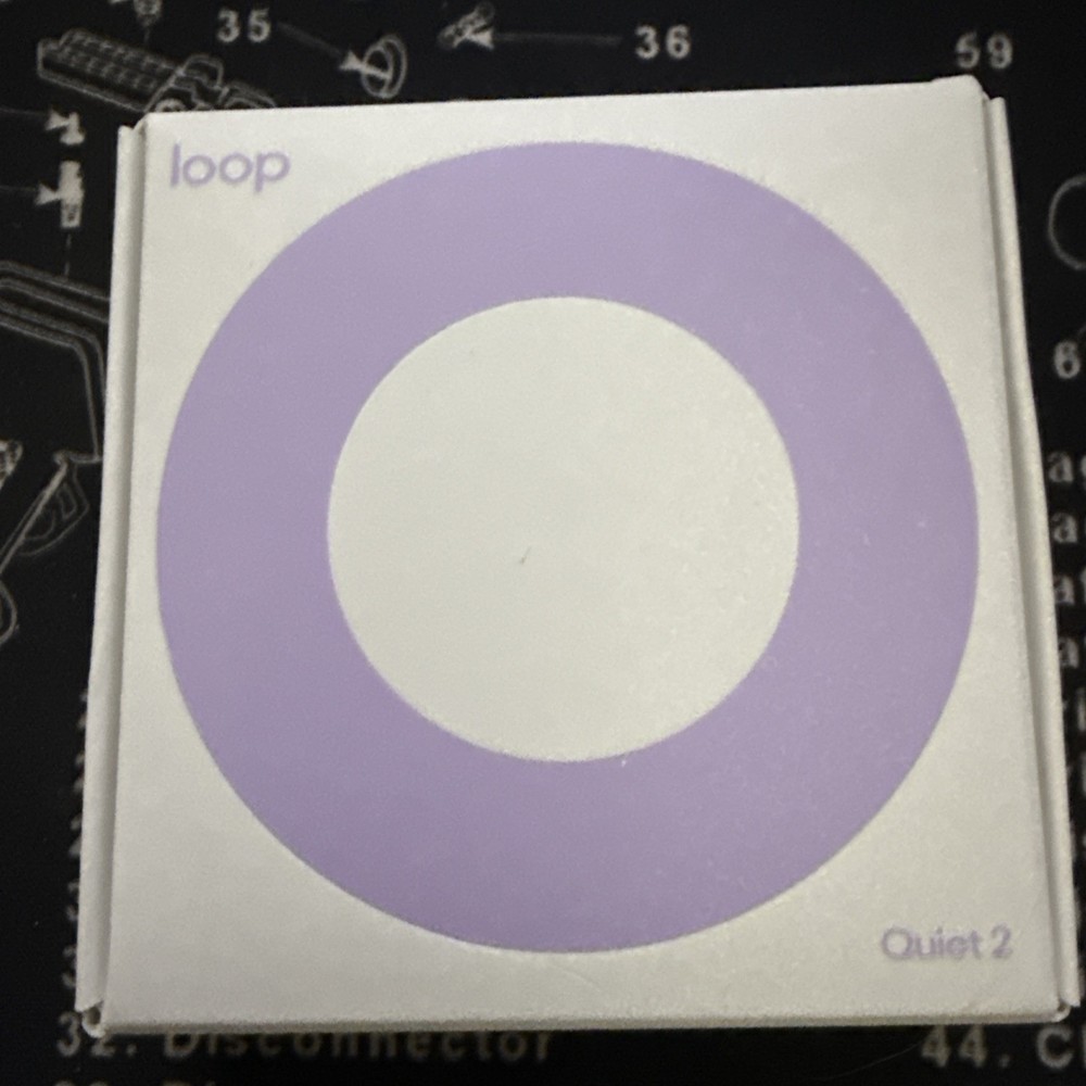 Loop Quiet 2 Earplugs Reusable Noise Reducing Earplugs VIOLET