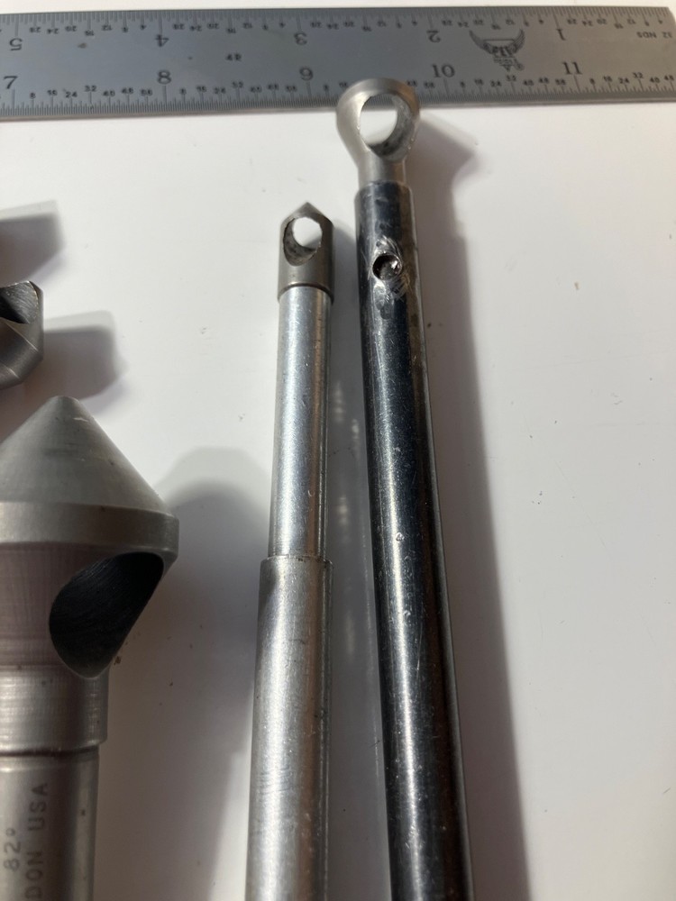 Weldon 16 pc Lot 82, 90, And 100 Degree Countersinks Deburring Tools