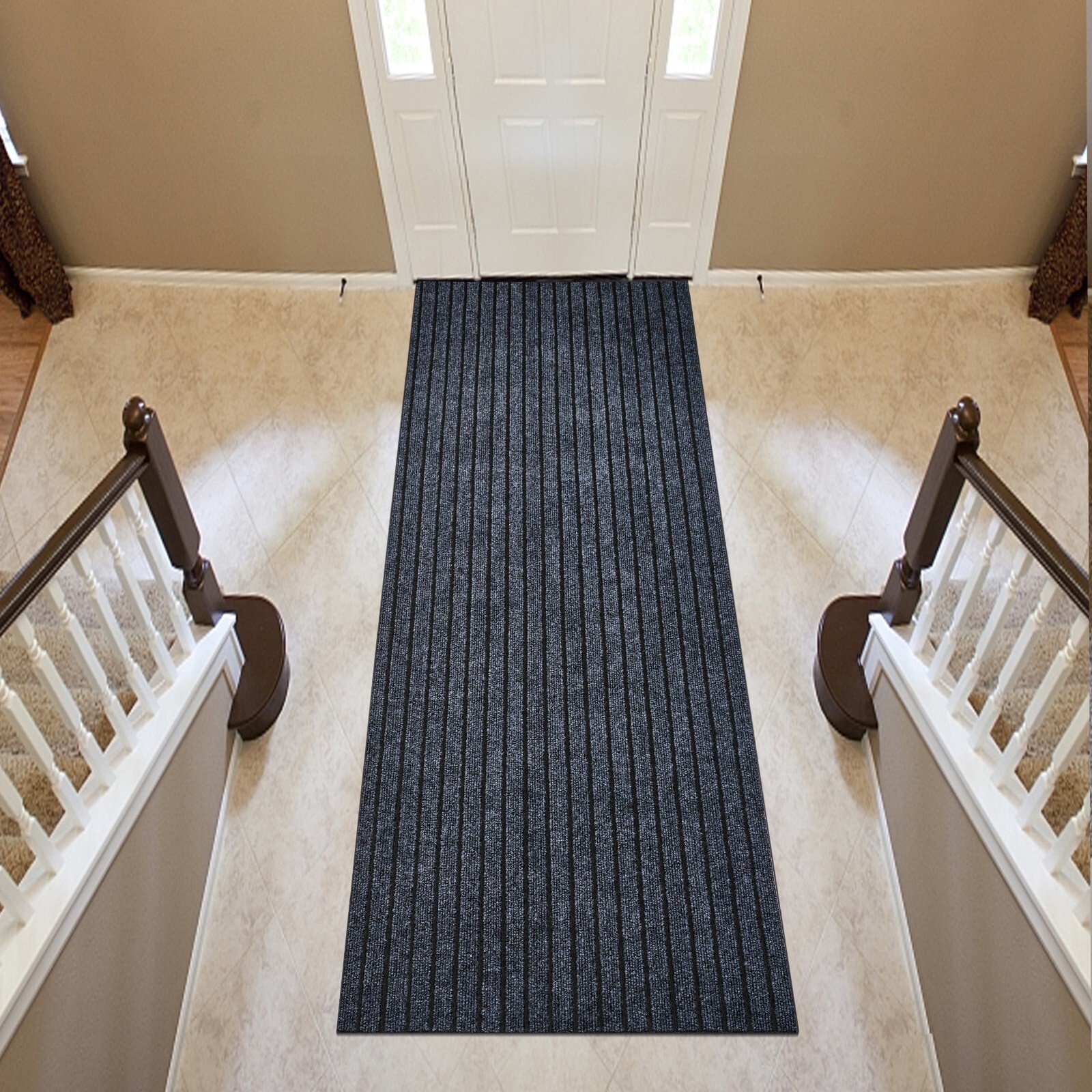 Runner Rug Hallway Non Slip Rubber Back Custom Size as Carpet Doormat Throw Rug