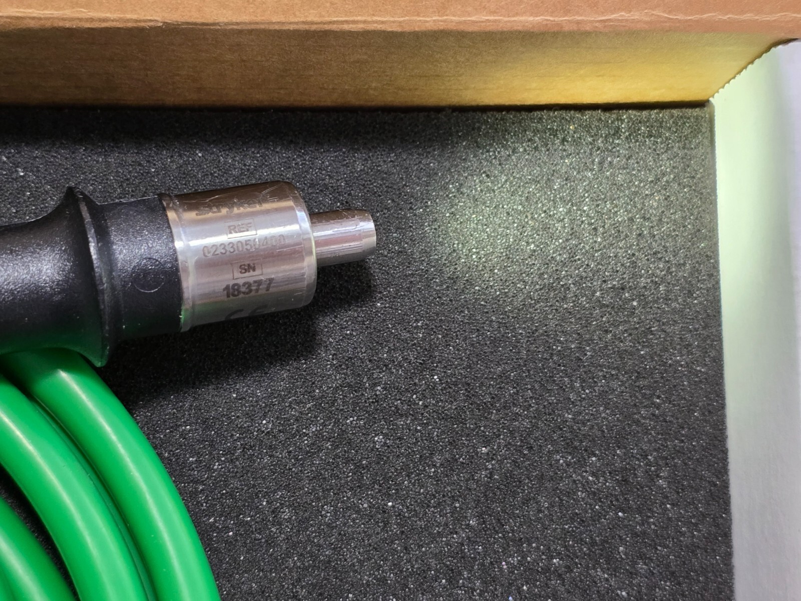 Stryker 0233-050-400 Fiber Optic Cable Green 5mm x 3.05m x 10ft