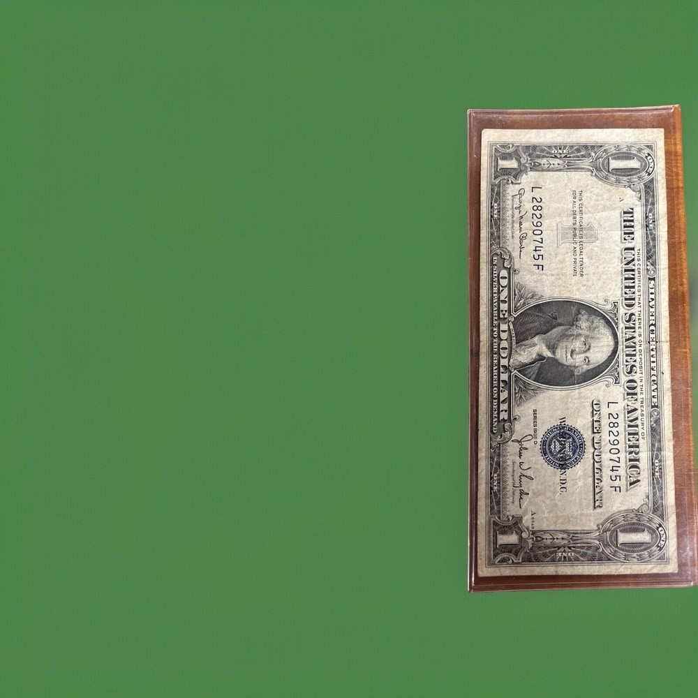 1935 D Silver Certificate Misalignment Overprint Error