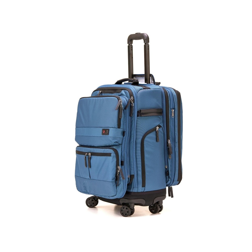 Trilogy Modular System I Modular 4-wheel spinner carry-on, with two zip-off b...