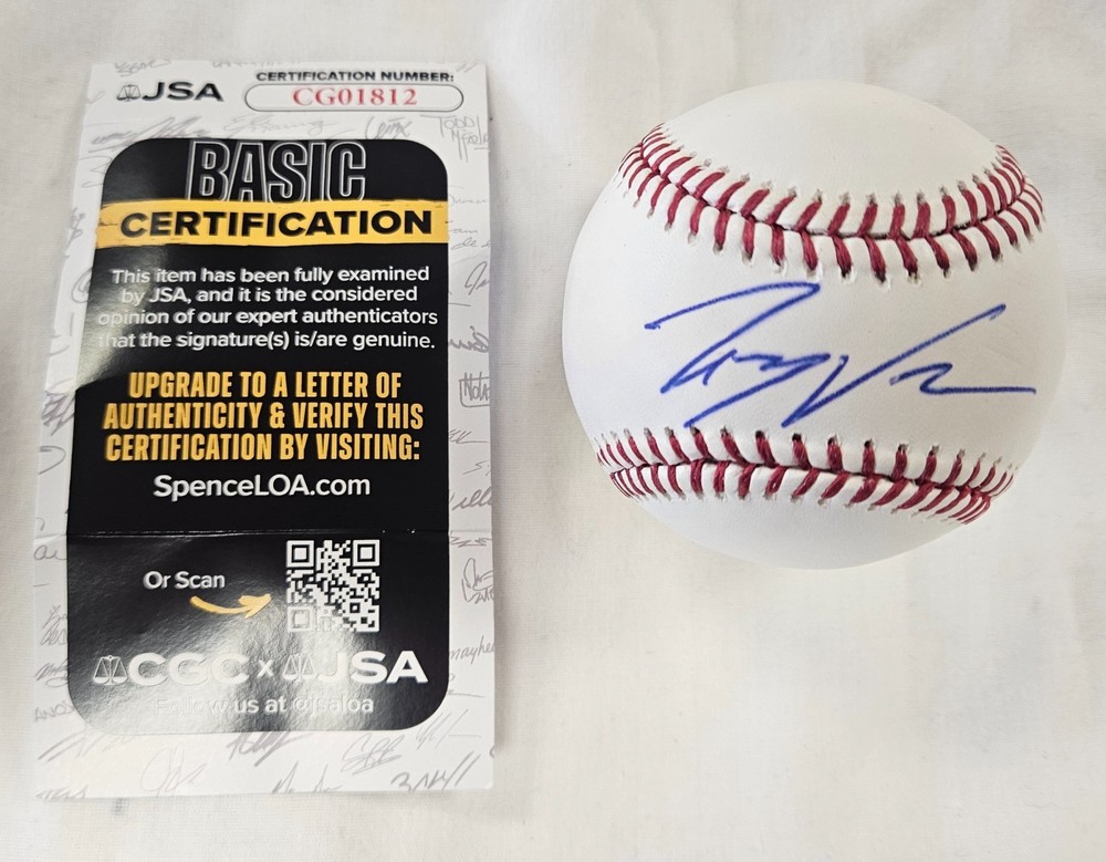 Ralphy Velazquez Signed MLB Baseball JSA