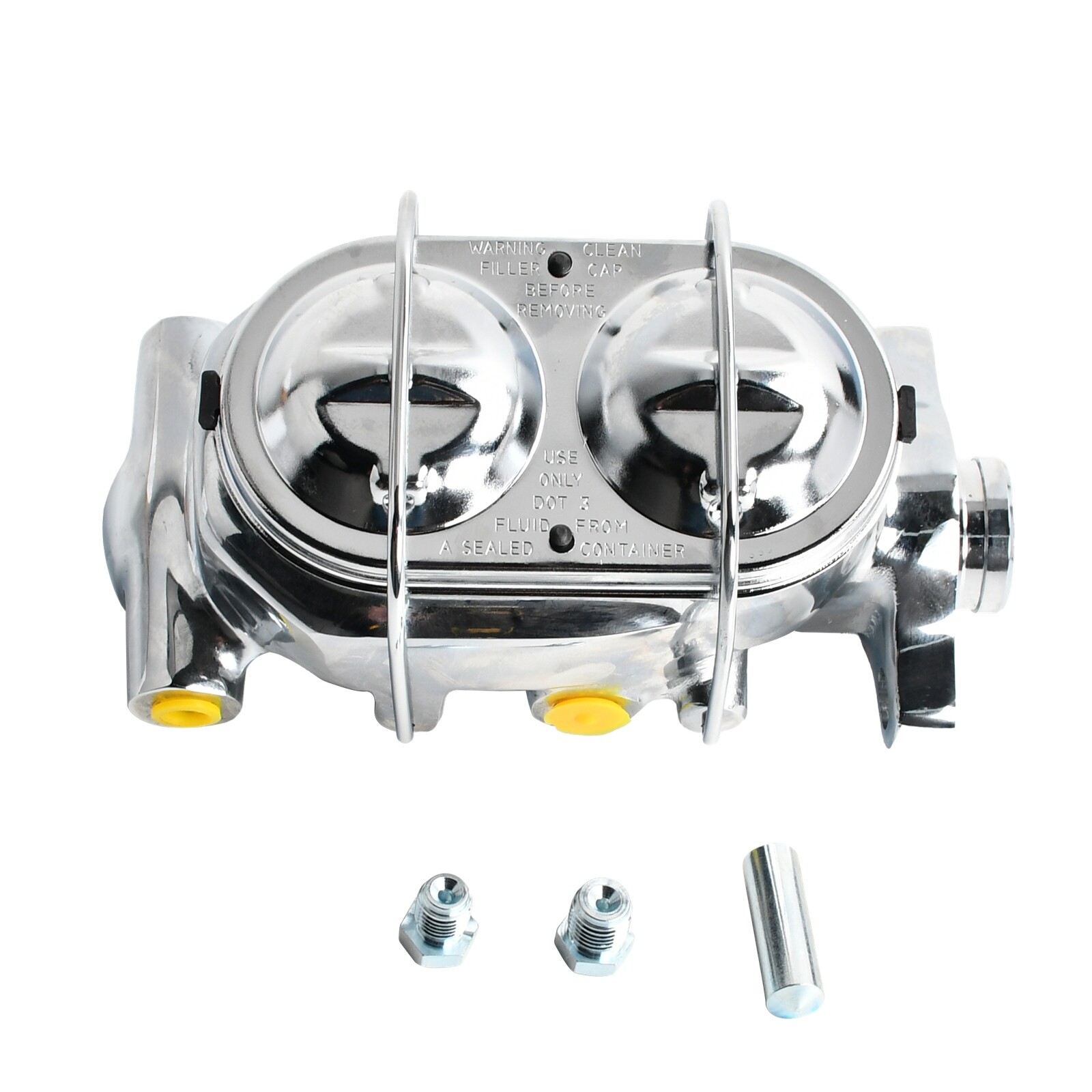 7" Street Hot Rod Power Brake Booster & Master Cylinder Brakes Custom Car Chrome