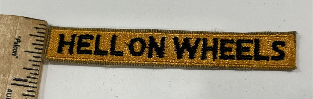 HELL ON WHEELS Armored Division Armor Tank tab patch
