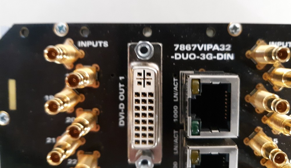Evertz 7867VIPA32-DUO-3G-DIN 3G/HD/SD Multi Display Processor Backplane
