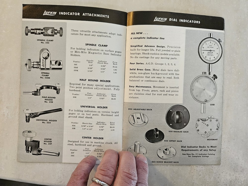 New Lufkin Precision Tools Catalog 1959