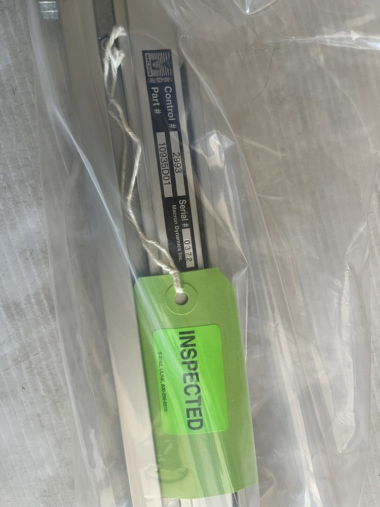 Macron Linear Rail Actuator 10935D01 NEW