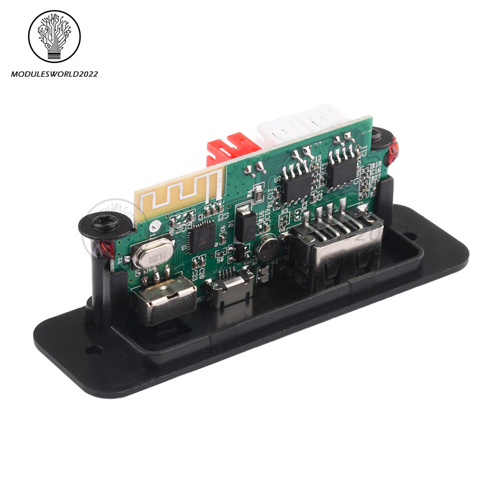 DC5V Bluetooth MP3 Player Decoder Board 2*3W Car Audio Amplifier Module FM Radio