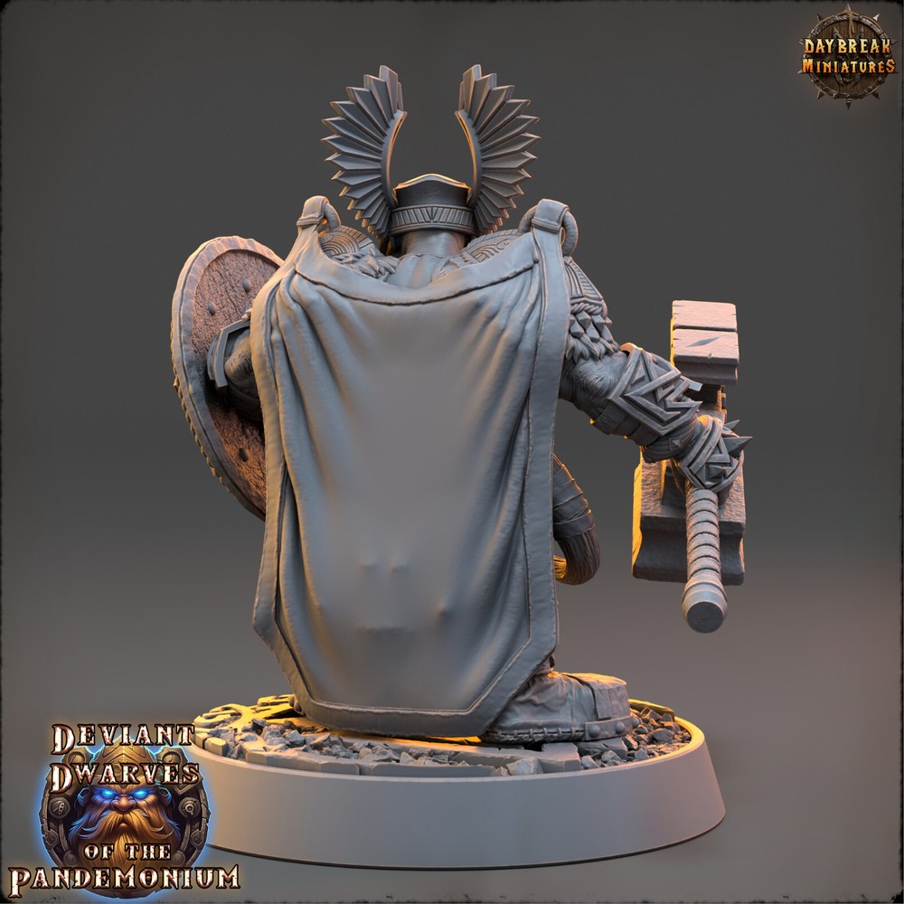Dwarf Warrior Thourung | DayBreak Miniatures |