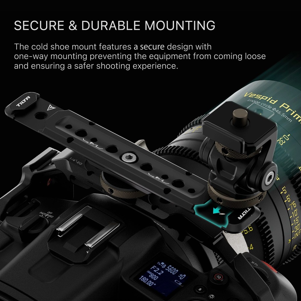 Tilta Dual Cold Shoe Expanded Bracket Camera Expansion Adapter Mounting